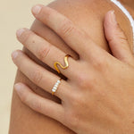 Grace - Anello con perla d'acqua dolce