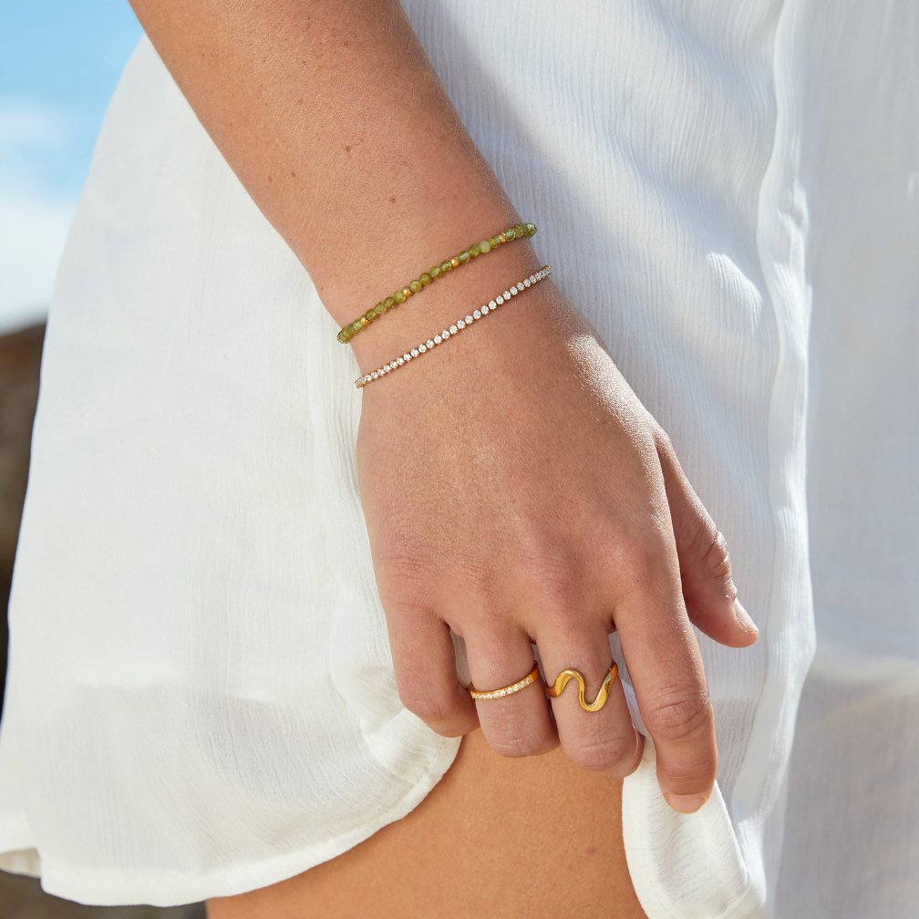 Bracciali da tennis Kordelia Gold