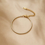 Bracciali da tennis Kordelia Gold