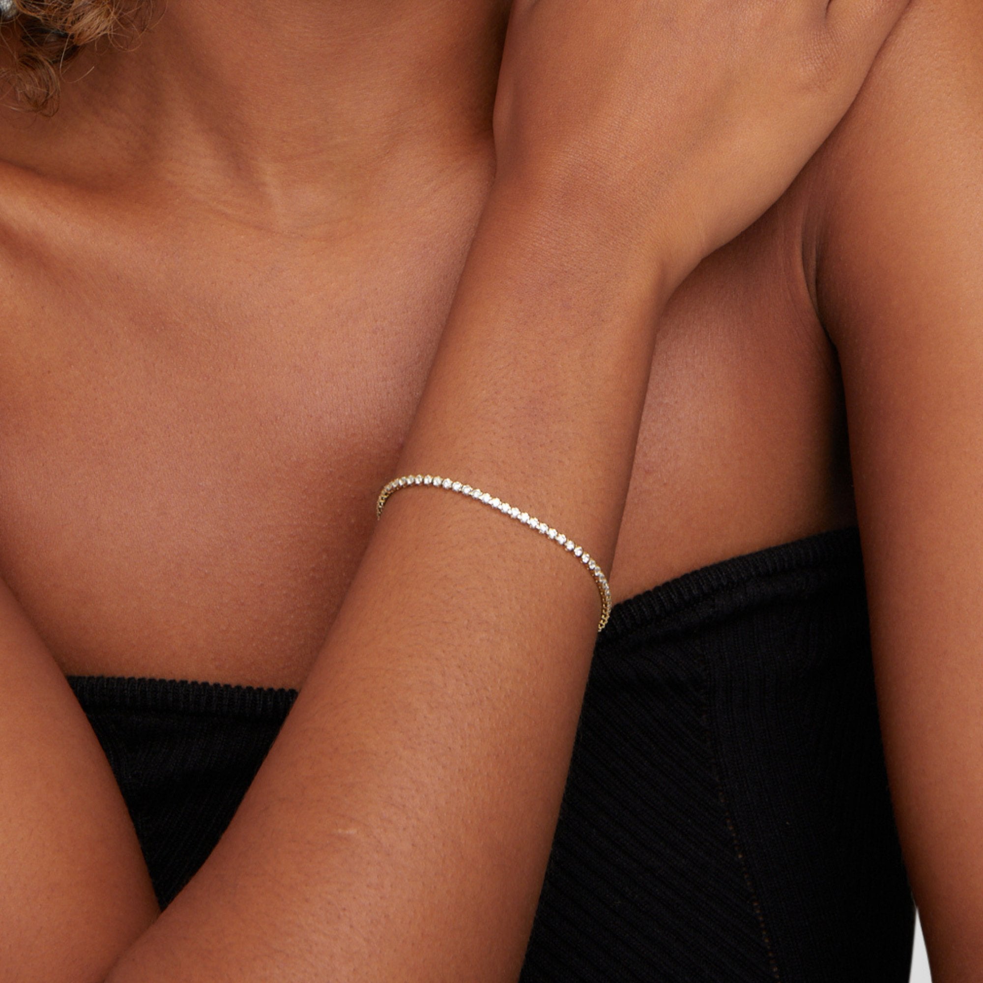 Bracciali da tennis Kordelia Gold