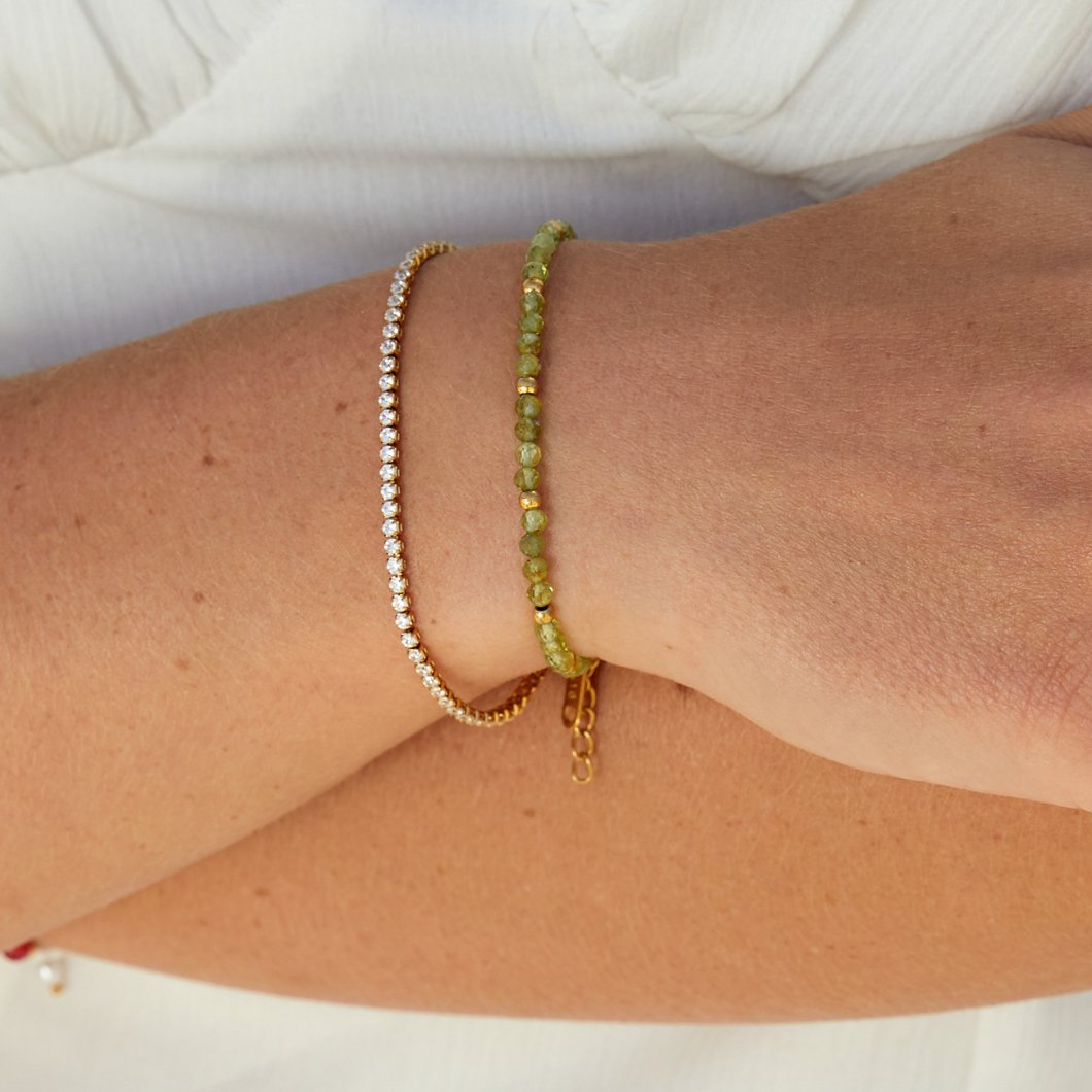 Bracciali da tennis Kordelia Gold