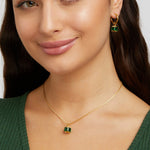 Tereza – Collana dorata delicata con struttura a maglie