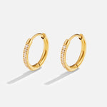 Annika – Orecchini in foglia d'oro