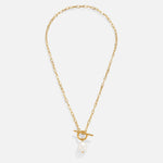 Francesca – Collana dorata con pendente filigranato