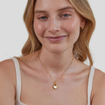 Helga – Collana dorata con due pendenti