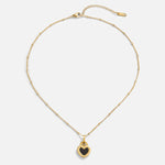 Helga – Collana dorata con due pendenti