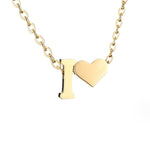Nina – Collana dorata con disposizione a V