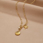 Greta – Catenina con pendente a stella color oro