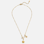 Anja – Collana dorata con decorazione in perla
