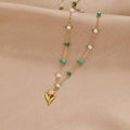 Anneliese – Collana dorata con struttura liscia a serpente