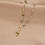 Anneliese – Collana dorata con struttura liscia a serpente