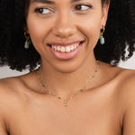 Anneliese – Collana dorata con struttura liscia a serpente