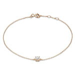 Bracciale Klára con pietra moissanite