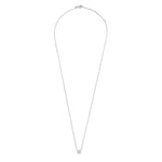 Collana Klára con pietra moissanite