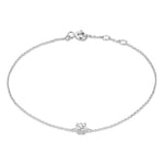 Bracciale Klára con pietra moissanite