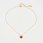 Marlena – Delicata collana con pendente a goccia lucente.