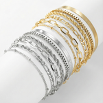 Set di bracciali Ellis Renner | Oro bianco