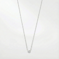 Collana Klára con pietra moissanite