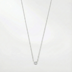 Collana Klára con pietra moissanite