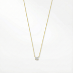 Collana Klára con pietra moissanite