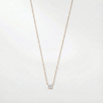 Collana Klára con pietra moissanite