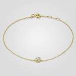 Bracciale Klára con pietra moissanite