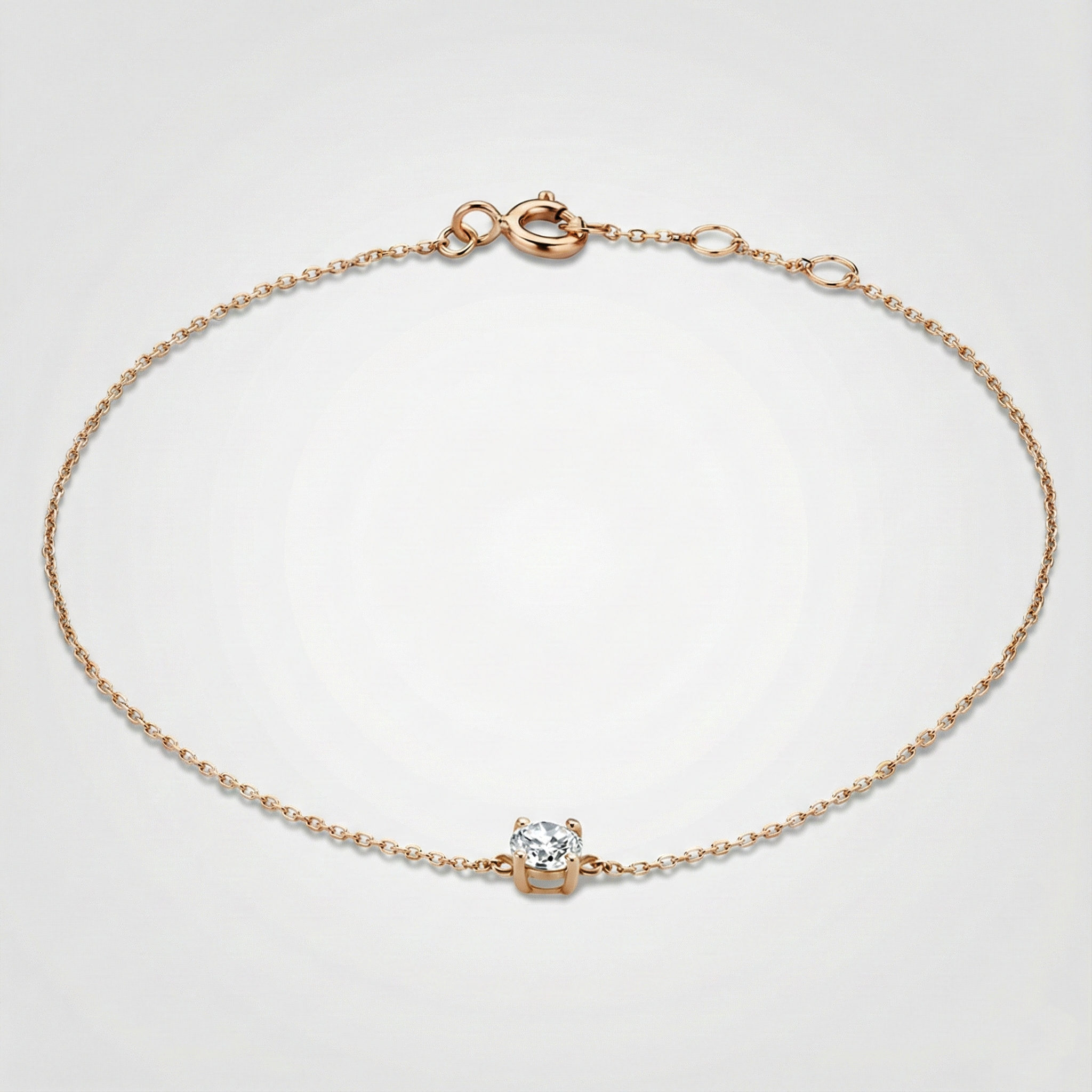 Bracciale Klára con pietra moissanite