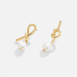 Theresa-Sophie – Orecchini in argento con forma curva