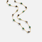 Karolína - Collana giocosa con piccole perle.