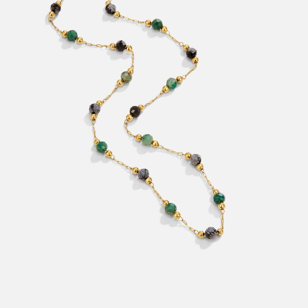 Karolína - Collana giocosa con piccole perle.