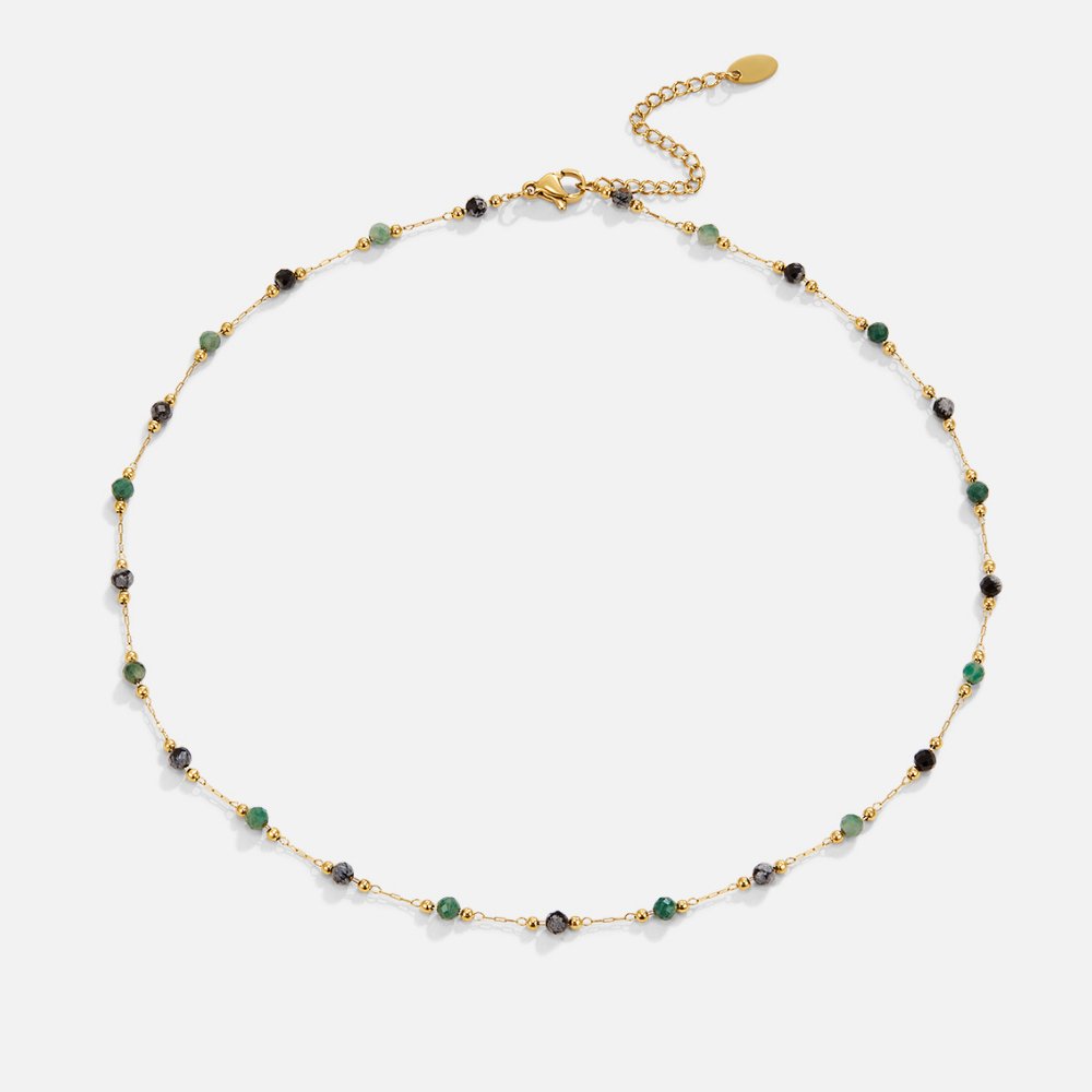 Karolína - Collana giocosa con piccole perle.