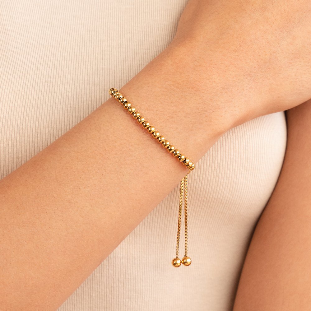 Adéla - Bracciale con perle Nila in oro