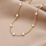 Miriam – Collana in oro dalla lunghezza armoniosa.