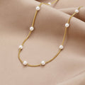 Miriam – Collana dorata dalla lunghezza armoniosa