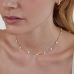 Miriam – Collana dorata dalla lunghezza armoniosa