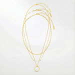 Collana aperta a tre fili