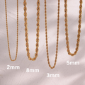 Helena – Collana dorata con decorazione punteggiata