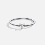 Carlotta – Anello sottile in argento con linea delicata