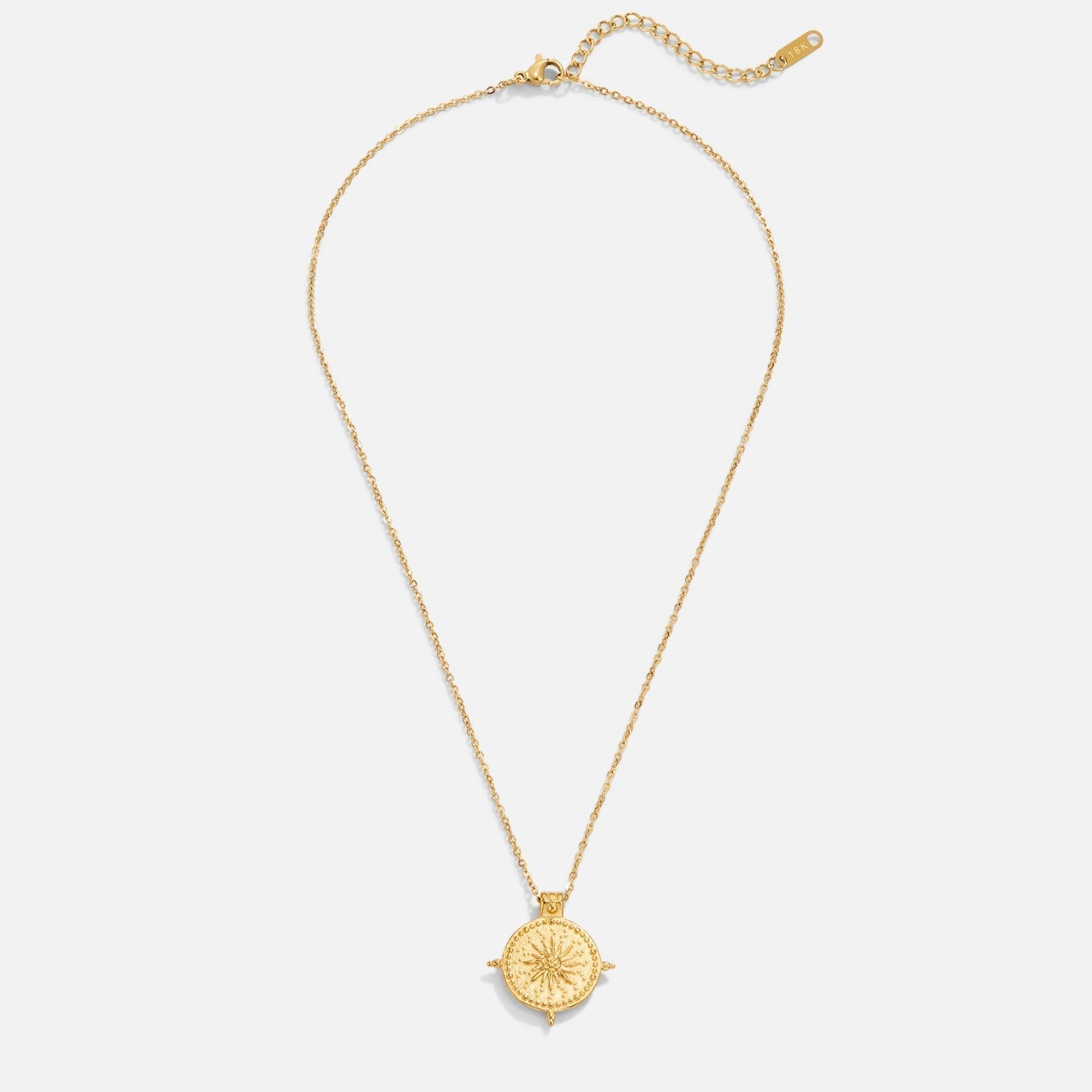 Anna – Catena geometrica in oro con struttura.