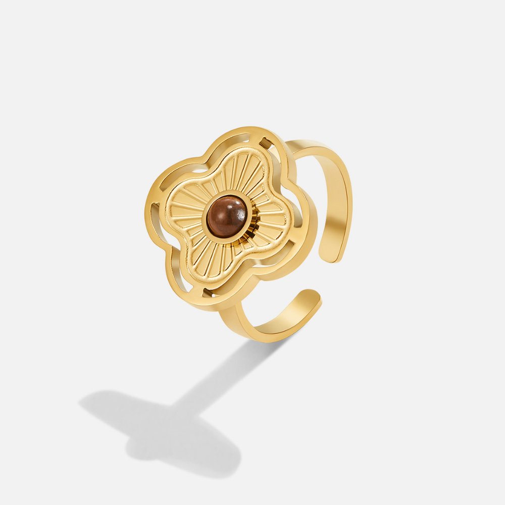Anello con occhio di tigre