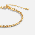 Braccialetto in oro intrecciato ed elegante