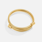 Bracciale in oro intrecciato