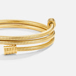 Bracciale in oro intrecciato