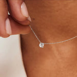 Incastonatura di pietre di moissanite Cléa